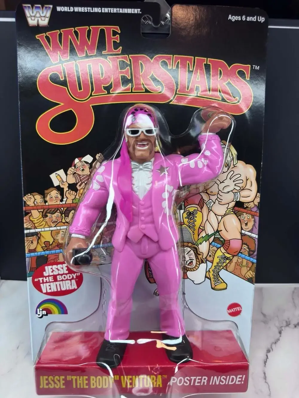 Mattel WWE Superstars Jesse 'The Body' Ventura 8-inch Action Figure